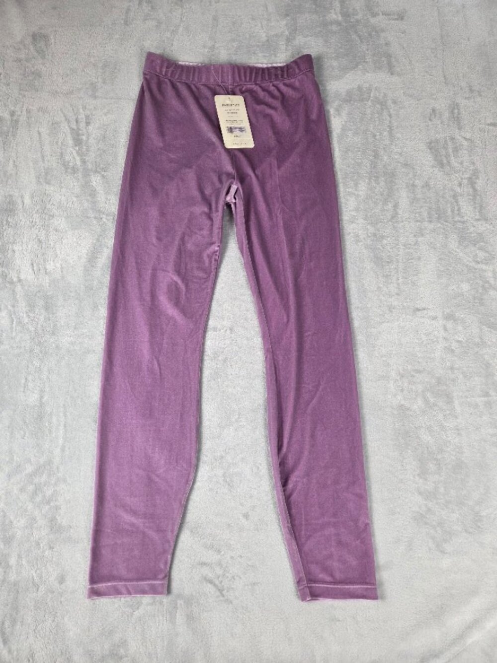 NWT Fabletics Emma Velour Legging High Waisted Purple Mauve Size Medium M 8